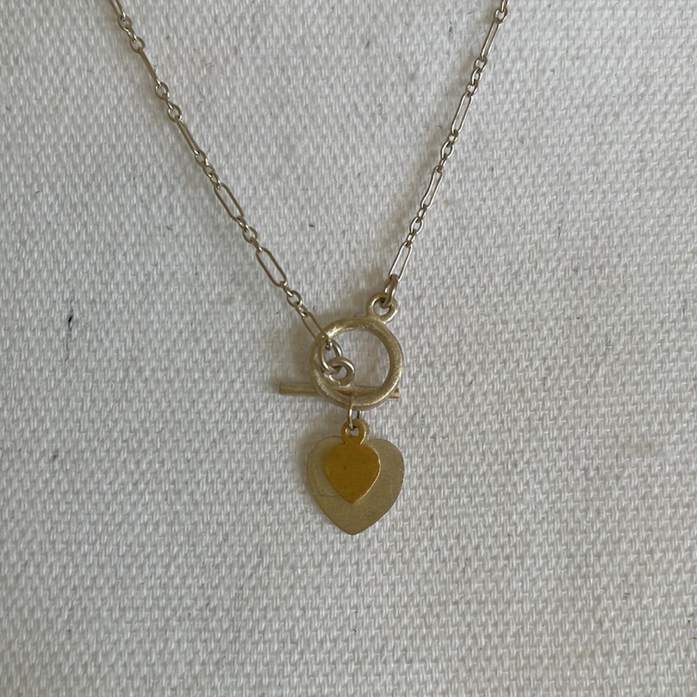 Sterling Silver Toggle Necklace - image 2